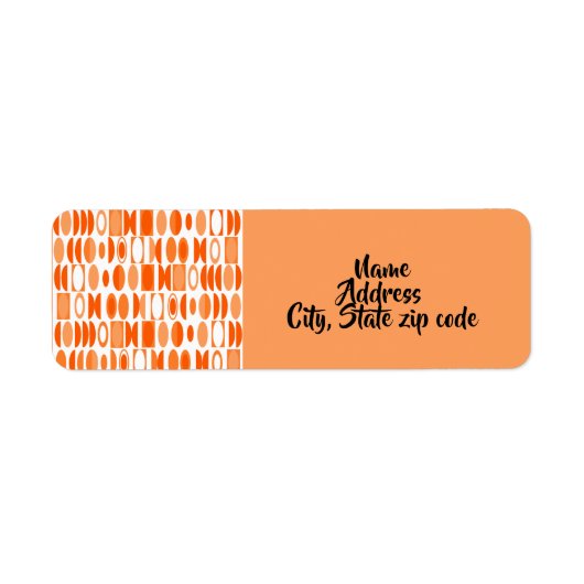 アールデコ楕円 ラベル (正面)