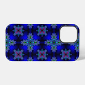 アールデコ様式の花々 レトロスタイル iPhoneケース (裏面横)