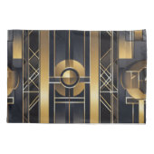 アールデコ標準ペア 枕カバー (裏面-左)