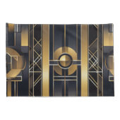 アールデコ標準ペア 枕カバー (裏面-右)