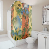 アールデコ模様シャワーカーテン シャワーカーテン (インサイチュ)
