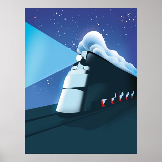 アールデコ機関車 ポスター (正面)