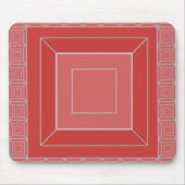 アールデコ正方形 マウスパッド (正面)