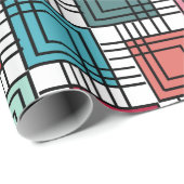 アールデコ正方形 ラッピングペーパー (ロールコーナー)