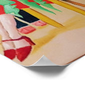 アールデコ油絵 ポスター (角)