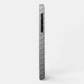 アールデコ波パターン – 金属銀ケース – メイト Case-Mate iPhoneケース (裏面/左)