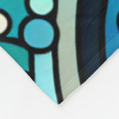 「アールデコ海波」 フリースブランケット (角)