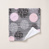 アールデコ点 バスタオルセット (ウォッシュタオル)