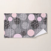 アールデコ点 バスタオルセット (ハンドタオル)