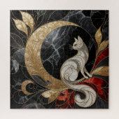 アールデコ猫 ジグソーパズル (縦)