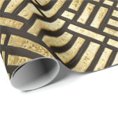 アールデコ王室の金ゴールドバー ラッピングペーパー (ロールコーナー)