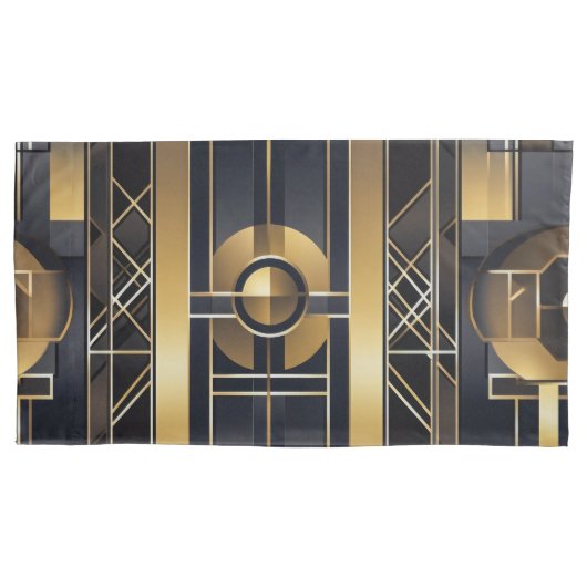 アールデコ王 枕カバー (正面)