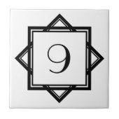 アールデコ番号 タイル (正面)