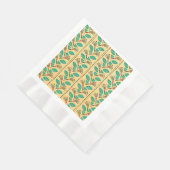 アールデコ登山イチゴつる植物 縁ありランチョンナプキン (角)