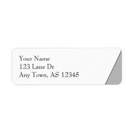 アールデコ白黒ストライプ ラベル