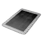 アールデコ白黒風呂パターン(の模様が)あるマット バスマット (アングル)