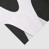 アールデコ白黒 薄葉紙 (詳細)