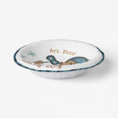 アールデコ白 ペーパーボウル (傾斜あり)