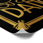 アールデコ私を信頼するB/G色変更を踊ることができる ポスター (角)