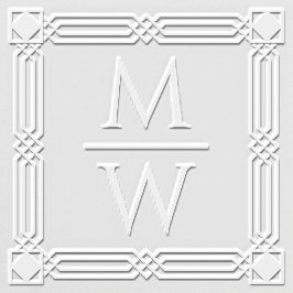 アールデコ積み重ね2イニシャルホルツスペー結婚サ