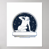 アールデコ箔プリント 箔ポスター (正面)