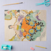 アールデコ素晴らしギャツビーのフラッパー・アート・アートワーク 薄葉紙 (クラフト)