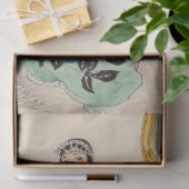 アールデコ素晴らしギャツビーのフラッパー・アート・アートワーク 薄葉紙 (ギフト)