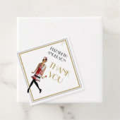 アールデコ素晴らしギャツビーサンキューブラック金ゴールドフラッパー フェイバータグ (インサイチュ)