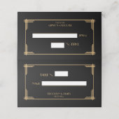 アールデコ素晴らしギャツビー数座席表 プレイスカード (外部開封)