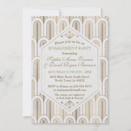 アールデコ素晴らしギャツビー白金ゴールドSWEET 16 招待状