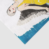 アールデコ素晴らしギャツビー1920年代の女性 薄葉紙 (詳細)