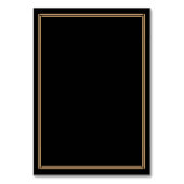 アールデコ素晴らしブラック結婚ギャツビー座席表 テーブルナンバー (裏面)