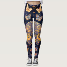 アールデコ紫モダン青金ゴールド蝶