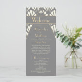 アールデコ結婚の灰色の轟音20代ヴィンテージ プログラム (スタンド正面)