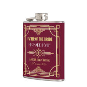 アールデコ結婚の父、金ゴールド・ブルゴーニュ フラスク (左)