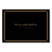 アールデコ結婚スタイルの筐体 テーブルナンバー (裏面)