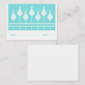 アールデコ結婚フローラ座席表 プレイスカード (正面/裏面)