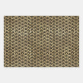 アールデコ結婚ホリデー ラッピングペーパーシート (正面2)