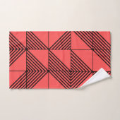 アールデコ線 バスタオルセット (ハンドタオル)