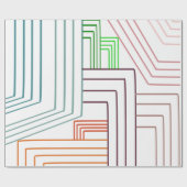 アールデコ線 ラッピングペーパー (フラット)