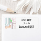 アールデコ線 ラベル (インサイチュ)