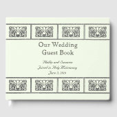 アールデコ縁どと聖句 ゲストブック (正面)