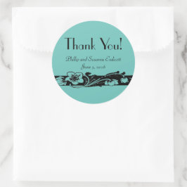 アールデコ縁ど結婚フローラお願い！ ラウンドシール