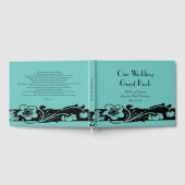 アールデコ縁ど結婚フローラ ゲストブック (全面)