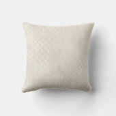 アールデコ繊細なネットエレガントジオメトリアイボリー金ゴールド クッション (裏面)