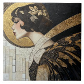 アールデコ美しい タイル (正面)