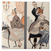 アールデコ美しい タイル (正面)