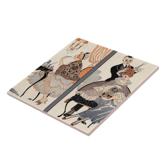 アールデコ美しい タイル (側面)