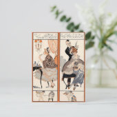 アールデコ美しい ポストカード (スタンド正面)