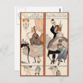 アールデコ美しい ポストカード (正面/裏面)